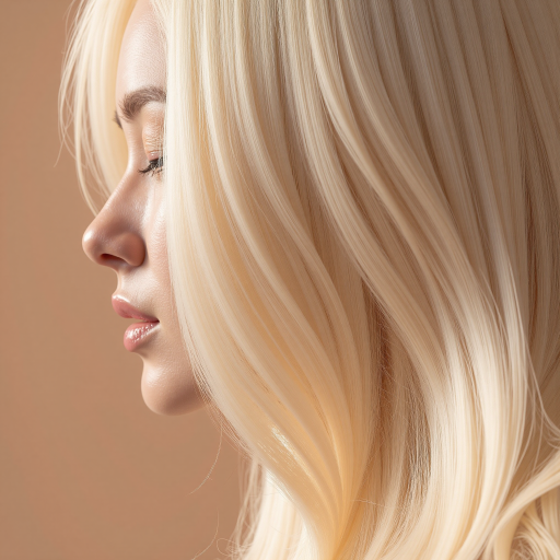 四十五岁左右女性头像，穿职业套装，长发，背景为暖色调，表情专业沉稳，体现制片人的丰富经验